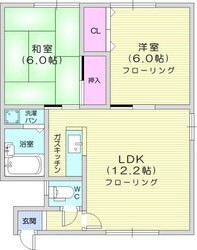 栄町駅 徒歩10分 3階の物件間取画像